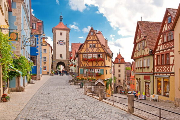 Schöne Altstadt Bayern