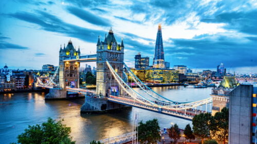 Tower Bridge in London England