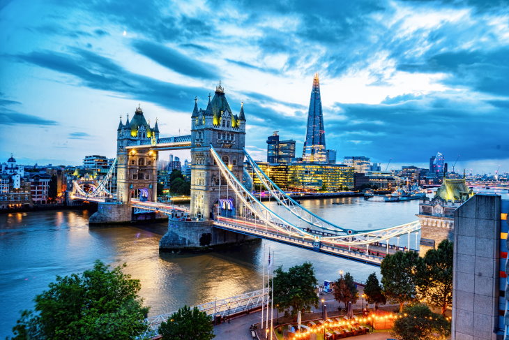 Tower Bridge in London England