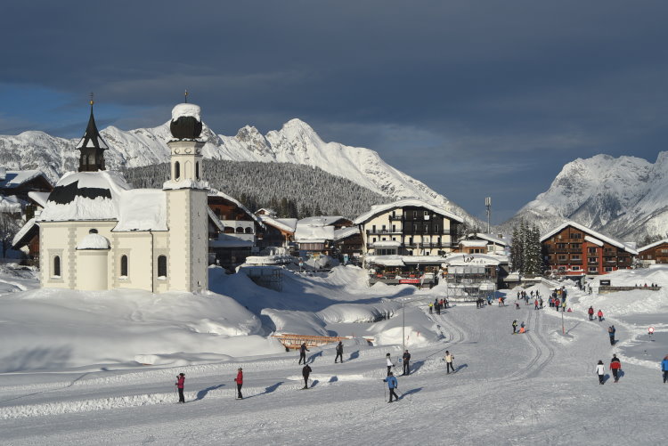 Wintersportort Seefeld in Tirol