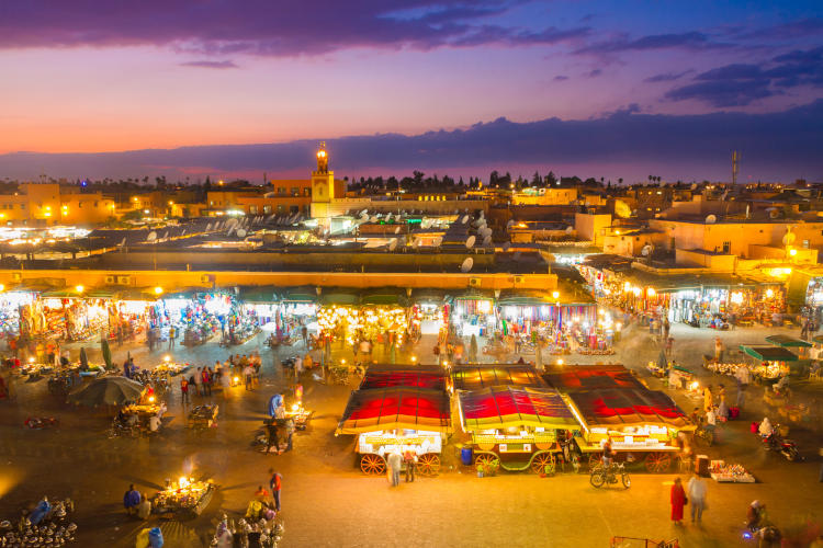 Jamaa el Fna, Marrakesch