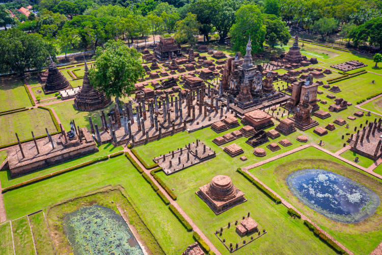 Sukhothai Historischen Park, Thailand