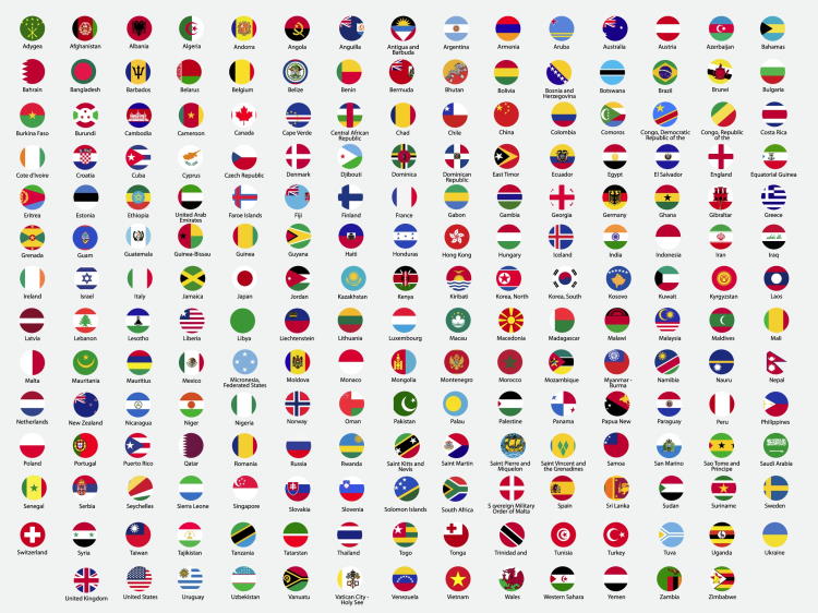 Flaggen weltweit