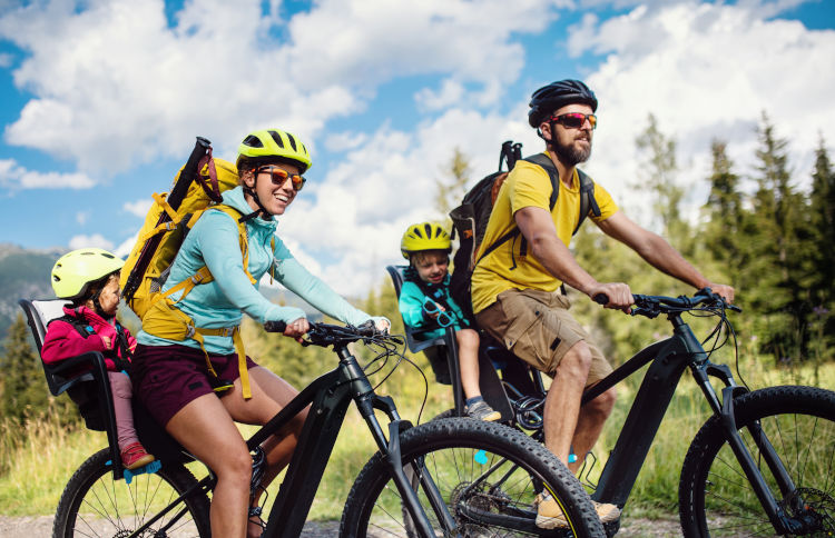 Radfahren Familie