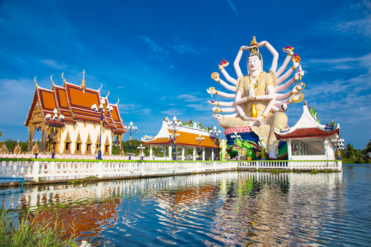 Wat Plai Laem Tempel, Koh Samui