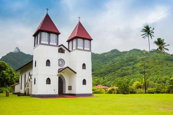 Haapiti Kirche in Moorea