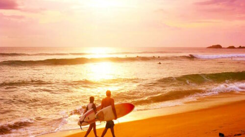 Sri Lanka Surfer
