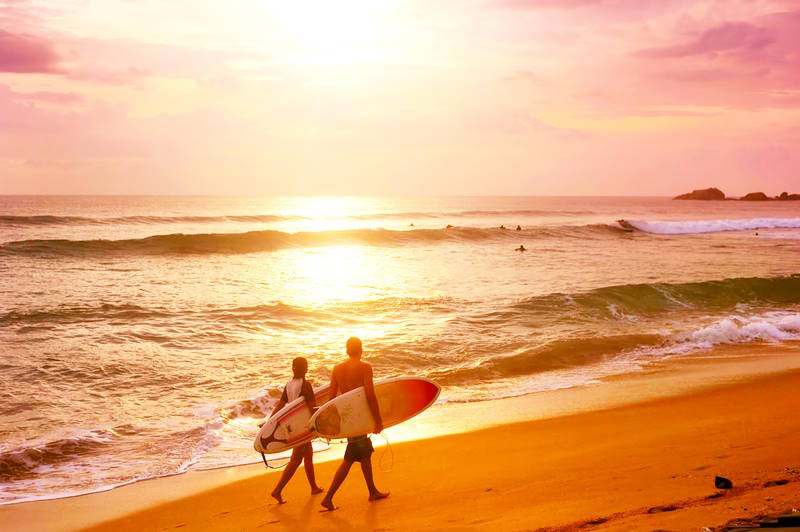 Sri Lanka Surfer