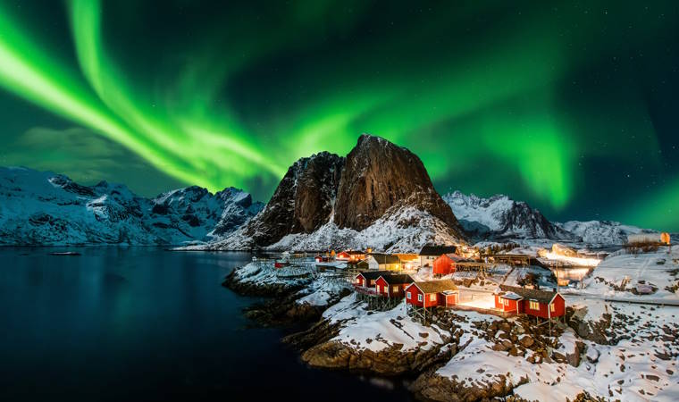 Lofoten, Nordlichter