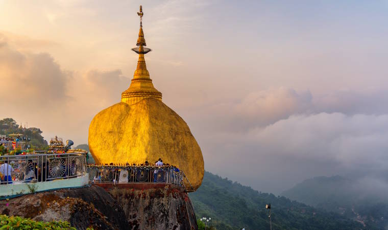 Goldene Fels, Myanmar