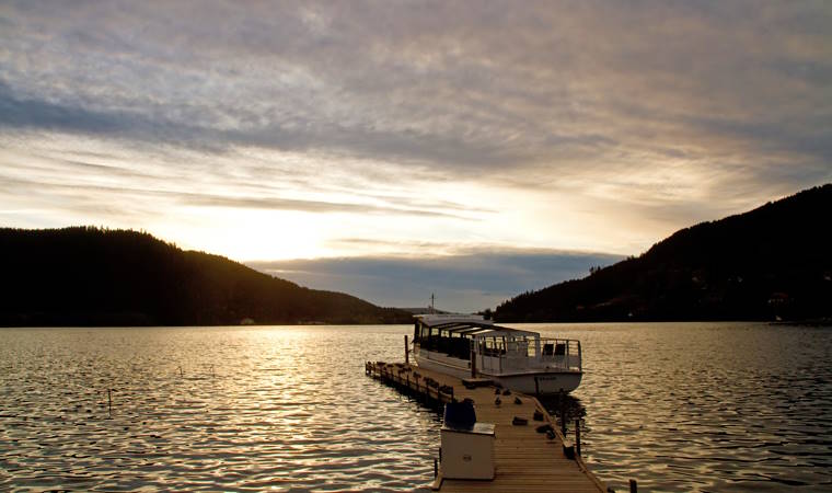 Lac de Gérardmer in den Vogesen, Frankreich