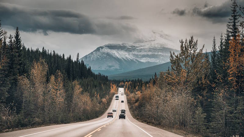 Anreise Banff-Nationalpark