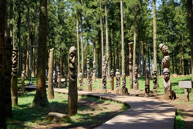 Jeolmul Natural Recreation Forest is a famous natural attraction in Korea.