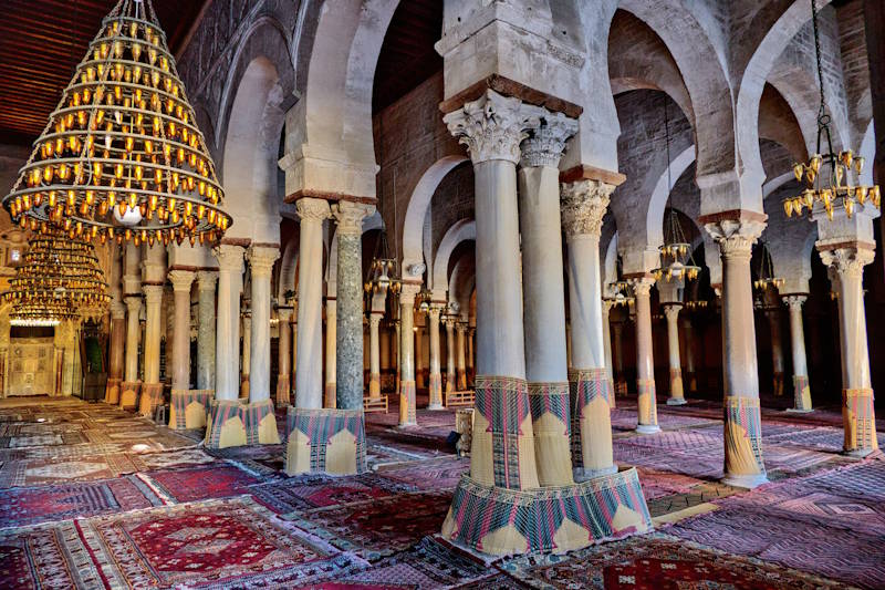 Großen Moschee von Kairouan, Tunesien