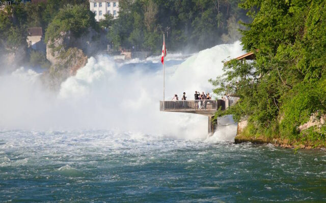 Reinfall Schaffhausen, Schweiz