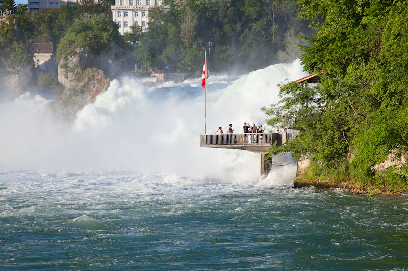 Reinfall Schaffhausen, Schweiz