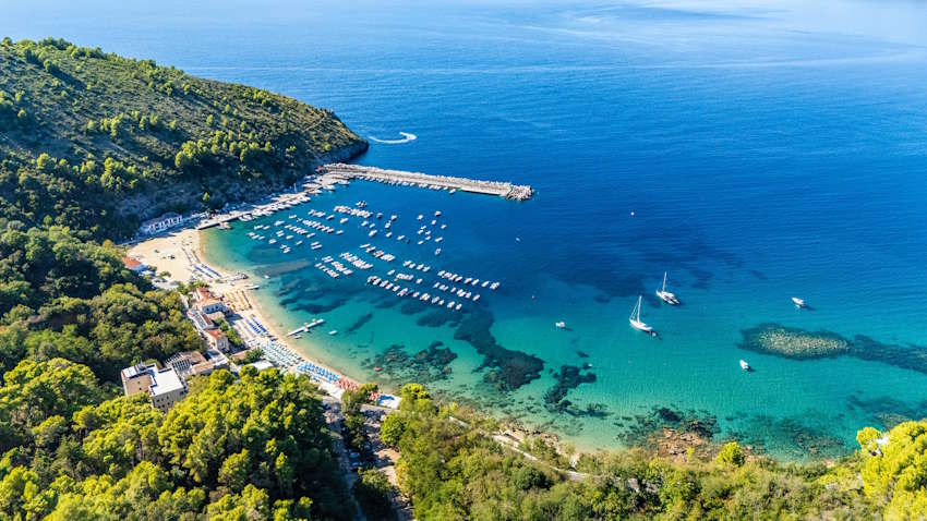 Cilento-Küste Italien