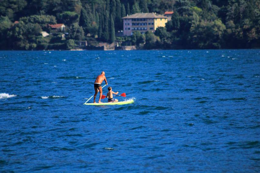 Surfer am Comer See
