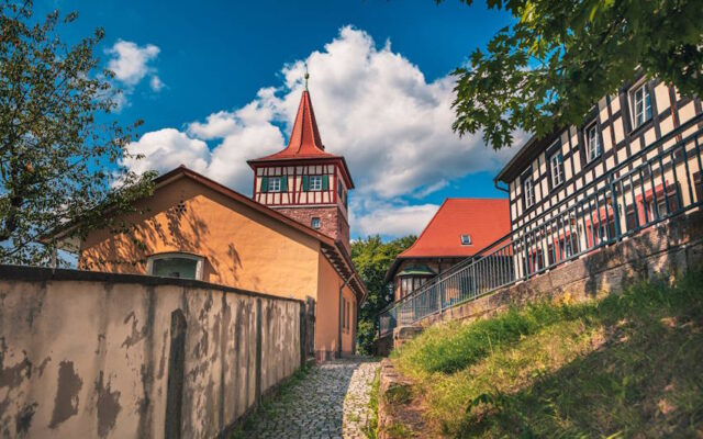 Fachwerkhäuser in der Kulmbacher Altstadt