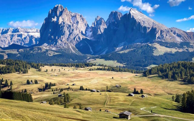 Blick auf die Dolomiten