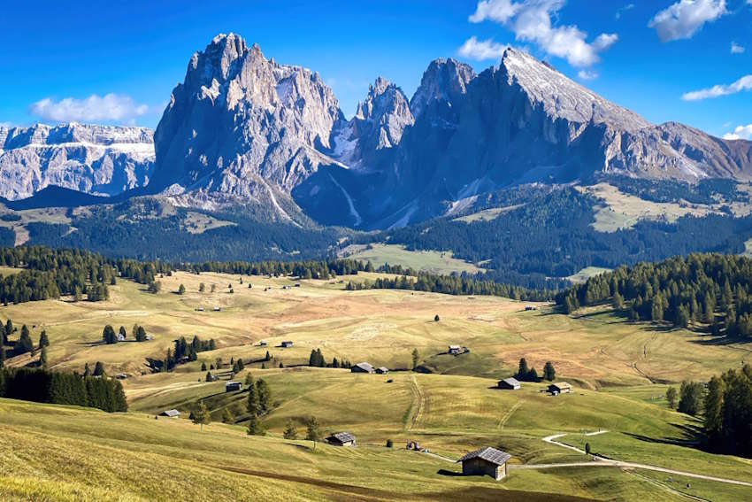 Blick auf die Dolomiten