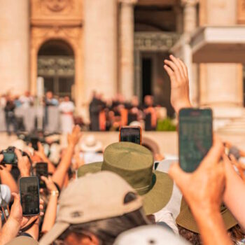 Touristenmassen in Italien