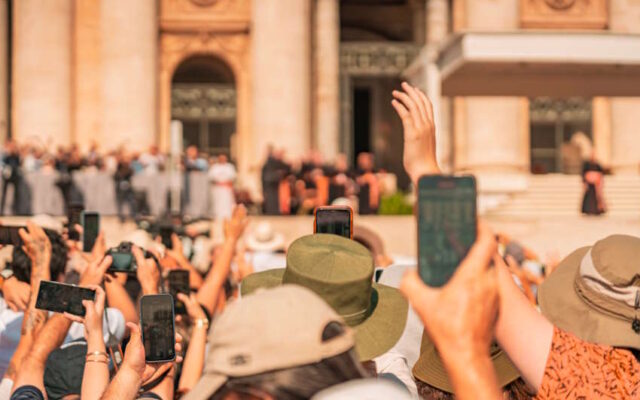 Touristenmassen in Italien
